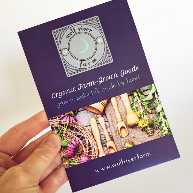 Wolf River Farm (postcard) - Graphic Design